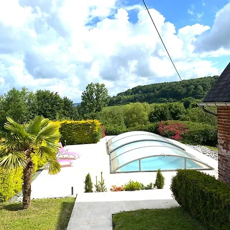 Prázdninový dům La Bucaille A - Vue - Piscine Chauffee - Confidentielle