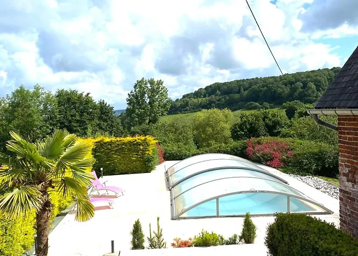 Дом отдыха La Bucaille A - Vue - Piscine Chauffee - Confidentielle