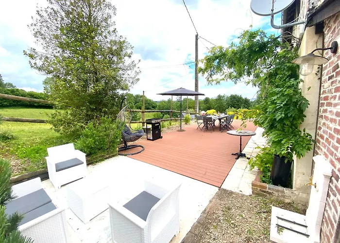 Дом отдыха La Bucaille A - Vue - Piscine Chauffee - Confidentielle